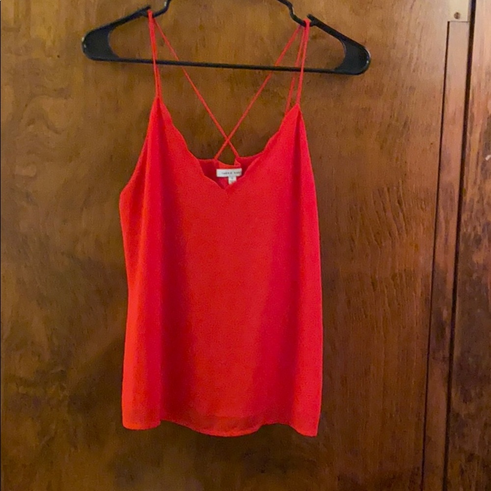 Strappy Red Tank